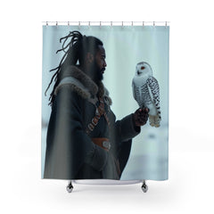 Snow Warrior Shower Curtains