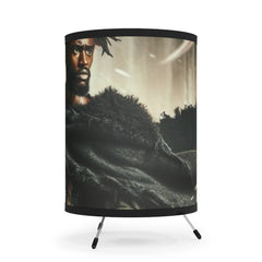 Wolf Rider Tripod Lamp with High-Res Printed Shade, US\CA plug