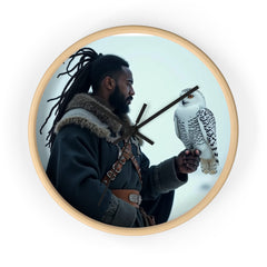 Snow Warrior Wall Clock