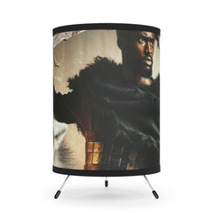 Wolf Rider Tripod Lamp with High-Res Printed Shade, US\CA plug