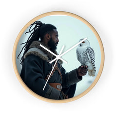 Snow Warrior Wall Clock